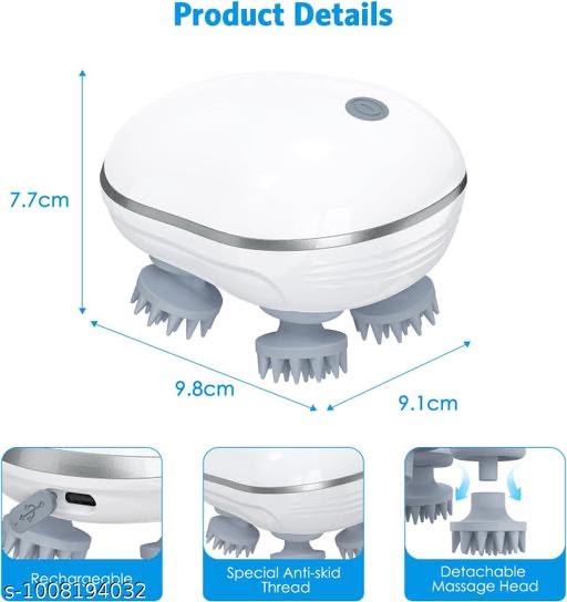 Head Massager For Scalp, Scalp Massage, Electric Scalp Massager, Hair Massager For Hair Growth, Body Massager
