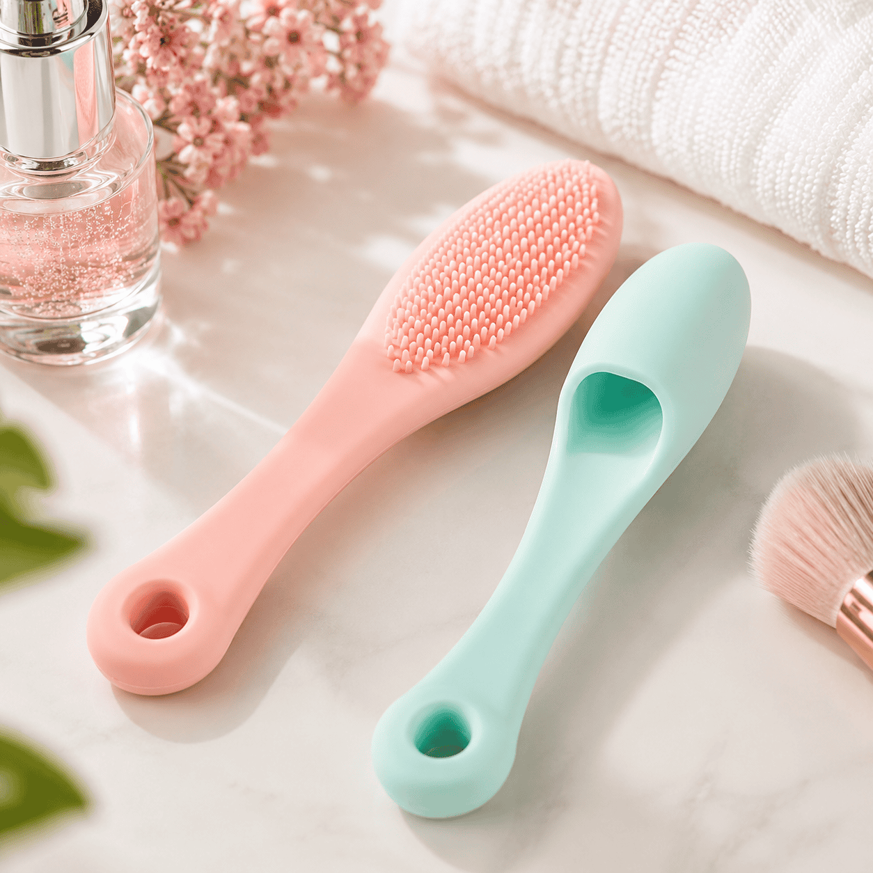 3-in-1 Facial Ice Bath Kit | Foldable Ice Plunge Bowl + Face Roller + Silicone Brush | Home & Travel Skincare Set