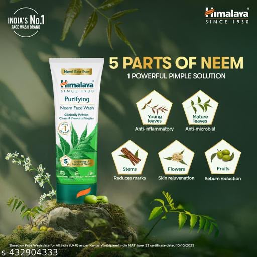 HIMALAYA NEEM FACE WASH 200ML