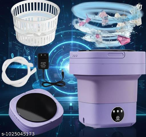 Washing Machine, 16L Mini Washing Machine With Spin Basket, Small Portable Washer Machine Suitable for Underwear Small Clothes Dryer Deep Cleaning A1