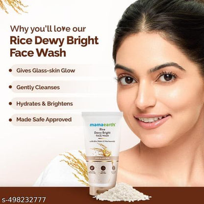 Mamaearth Rice Face Wash 50 ml Pack of 2