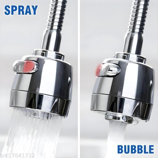 New Upgrade Demanding High Quality ABS & Steel 360 Degree Rotation Flexible Tap Extender Water Saving Sprinkler Water Faucet Sprayer Jet Spray (Pack of 1)