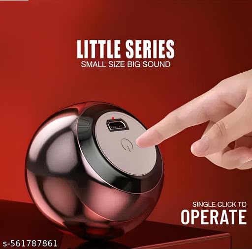 AuraEdge Orb Mini Boost Wireless Speaker – Compact Power in Your Palm (Assorted Colours)