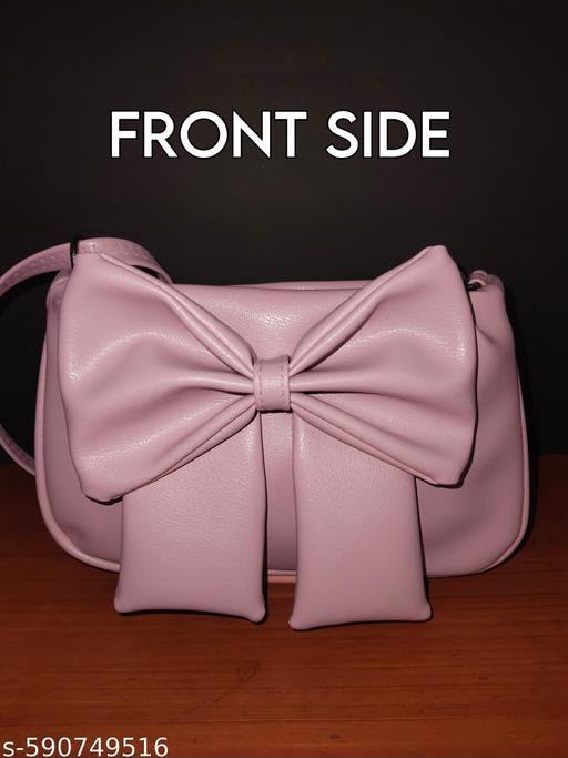 MAXO PINK BOW SLING BAG