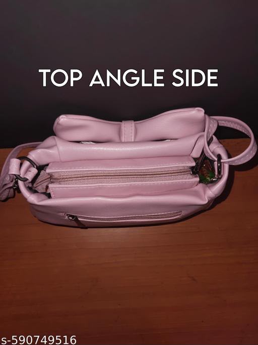 MAXO PINK BOW SLING BAG