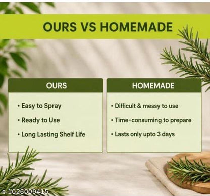 ALPS Rosemary Water Spray for Hair Growth & Scalp Care | Hair Strengthening Spray | Pack of 2 (100ml Each)