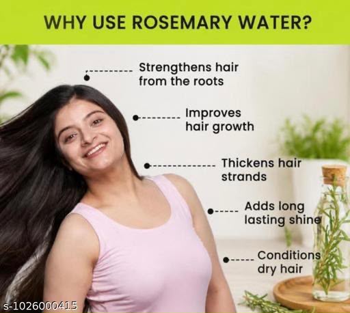 ALPS Rosemary Water Spray for Hair Growth & Scalp Care | Hair Strengthening Spray | Pack of 2 (100ml Each)