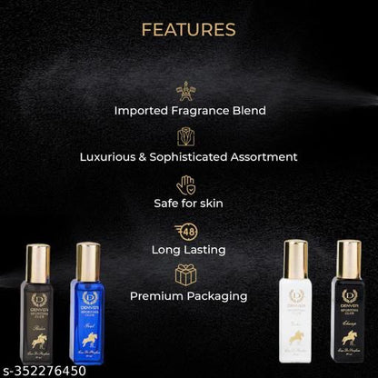 Denver Sporting Club EDP- SRK's Favorite Luxury Gift Pack for Men, 80ml (20ml x 4 Set)